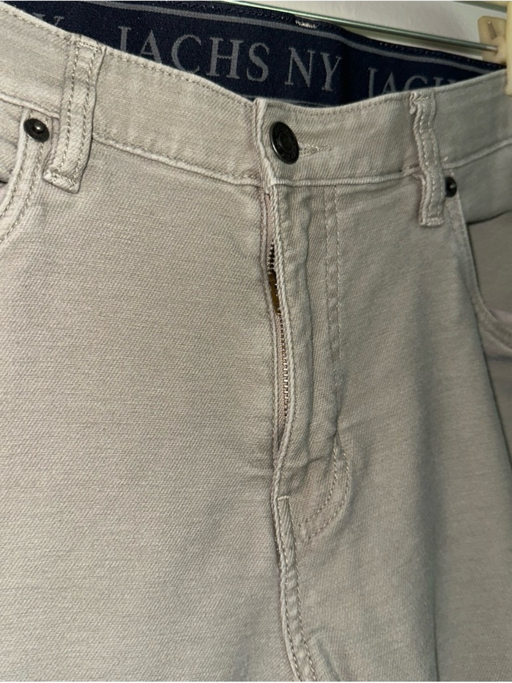 Jachs NY Mens Cream Casual jeans